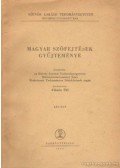 Fábián Pál - Magyar szófejtések gyűjteménye