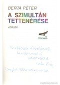 Berta Péter - A szimultán tettenérése (dedikált)