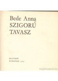 Bede Anna - Szigorú tavasz
