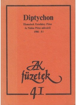 Balassa Péter - Diptychon Balassa Péter - Diptychon, Budapest 1988 antikvár könyv