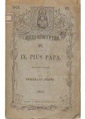 Bergmann József - IX. Pius pápa