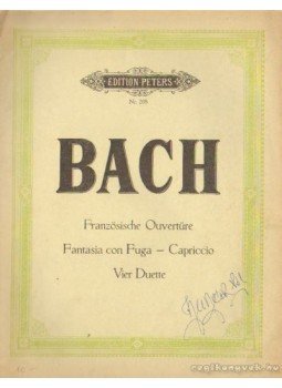 Bach, Johann Sebastian - Bach - Französische Ouvertüre Bach, Johann Sebastian - Bach - Französische Ouvertüre, Leipzig 0 antikvár könyv