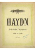 HAYDN JOSEPH - Haydn - Sechs Leichte Divertimenti für klavier zu 2 handen
