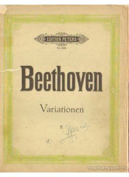 Beethoven, Ludwig von - Beethoven - Variationen II. Beethoven, Ludwig von - Beethoven - Variationen II., Leipzig 0 antikvár könyv