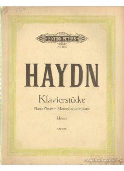 HAYDN JOSEPH - Haydn - Klavierstücke HAYDN JOSEPH - Haydn - Klavierstücke, Leipzig 0 antikvár könyv