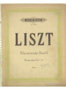 Liszt, Franz - Liszt - Klavierwerke Band I Liszt, Franz - Liszt - Klavierwerke Band I, Leipzig 0 antikvár könyv