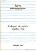 Deák Judit - Budapesti városnézés angol nyelven