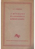 Zsdánov, A. A. - A művészet és filozófia kérdéseiről