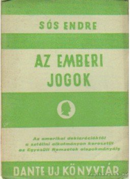 Sós Endre - Az emberi jogok Sós Endre - Az emberi jogok, 0 antikvár könyv