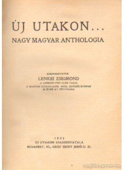 Lenkei Zsigmond - Új utakon, Budapest 1932 antikvár könyv