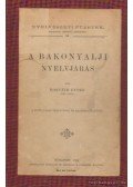 Horváth Endre - A bakonyalji nyelvjárás