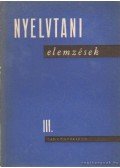 Rácz Endre - Nyelvtani elemzések III.