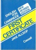 Allsop, Jake - English for Cambridge First Certificate