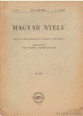 Benkő Loránd,Pais Dezső - Magyar nyelv L. évfolyam 1954. december 3-4.szám