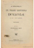 Goldberger Judit (szerk.) - A Vágujhelyi Izr. Polg. Leányiskola értesítője az 1902.-1903. tanévről