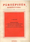 Zsdánov, A. A. - Módosítások a Szovjetunió Kommunista (Bolsevik) Pártjának szervezeti szabályzatán