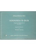 Bach, Johann Sebastian - Sinfonia D-dur