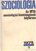 Több szerkesztő - Szociológia  1975. (teljes)
