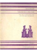 Reger, Max - Variationen und Fuge für orgel