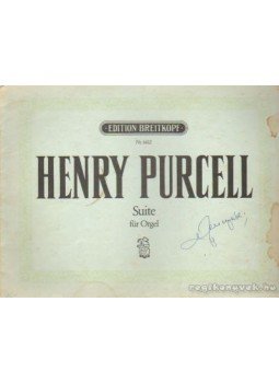 Purcell, Henry - Suite für Orgel Purcell, Henry - Suite für Orgel, Wiesbaden 0 antikvár könyv