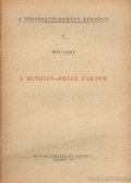 Réti László - A Bethlen-Peyer paktum