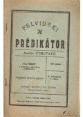 Konkoly.Th. István - Felvidéki Prédikátor 1940. január 1. szám