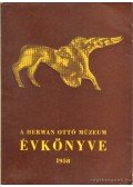 Komáromy József - A Herman Ottó Múzeum évkönyve II. 1958