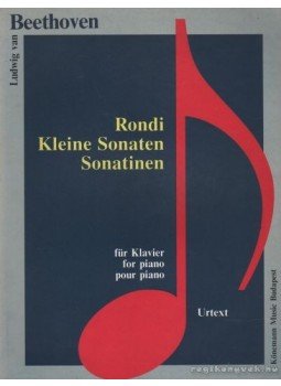 Beethoven, Ludwig von - Rondi Kleine Sonaten Beethoven, Ludwig von - Rondi Kleine Sonaten, Budapest 1997 antikvár könyv