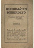 Vass Vince Dr. - Református Igehirdető 1928. augusztus 8. szám