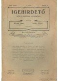 Révész János-Soltész Elemér - Igehirdető 1910. június 6. füzet