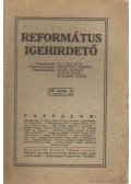 Vass Vince Dr. - Református Igehirdető 1928. április 4. szám