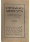 Forgács Gyula - Református Igehirdető 1927. augusztus 8. szám