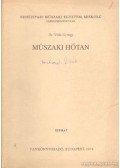 Vida György Dr. - Műszaki hőtan