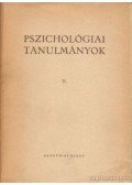 Dr. Gegesi Kiss Pál - Pszichológiai tanulmányok II.