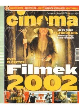 Bergendy Péter (szerk.) - Cinema 2002. (teljes) Bergendy Péter (szerk.) - Cinema 2002. (teljes), Budapest 2002 antikvár könyv