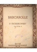Tschaikowsky, Peter - Barcarolie
