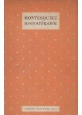 Montesquieu - Montesquieu hagyatékából