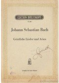 Bach, Johann Sebastian - Geistliche Lieder und Arien