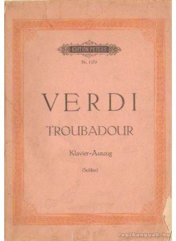 Giuseppe Verdi - Troubadour Giuseppe Verdi - Troubadour, Leipzig 0 antikvár könyv
