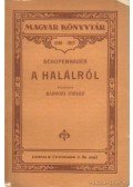 Schopenhauer, Arthur - A halálról