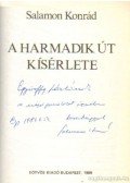 Salamon Konrád - A harmadik út kísérlete