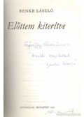 Benke László - Előttem kiterítve (dedikált)