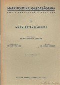 Karl Marx - Marx értékelmélete