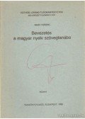 Nagy Ferenc - Bevezetés a magyar nyelv szövegtanába