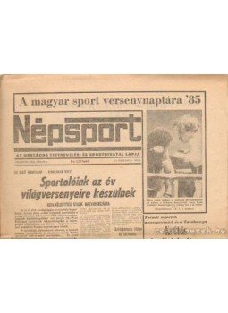 Varga József - Népsport 1985. Január (teljes) Varga József - Népsport 1985. Január (teljes), Budapest 1985 antikvár könyv