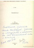 Dr. Laczkó István,Dr. Laczkóné, Héti Piroska - Tokajhegyalja (dedikált)