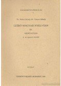 Temesi Mihály,Bakos József - Leíró magyar nyelvtan III. Modattan (I. Az egyszerű mondat)