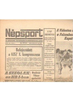 Szabó Béla - Népsport 1981. Június (teljes) Szabó Béla - Népsport 1981. Június (teljes), Budapest 1981 antikvár könyv