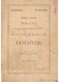 Werner Adolf dr. (összeáll.) - A bajai Ciszterci Rendi Kath Főgimnázium értesítője 1914-1915