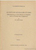 Dr. Szabó István - An Outline of English Studies